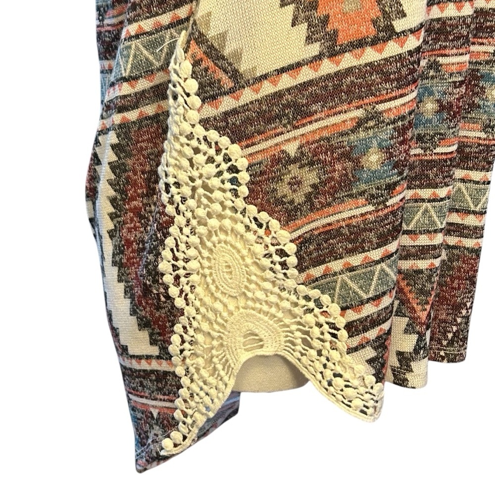 Almost Famous Western Country Top Large Rodeo Aztec Y2K Cowgirl - Picture 6 of 6